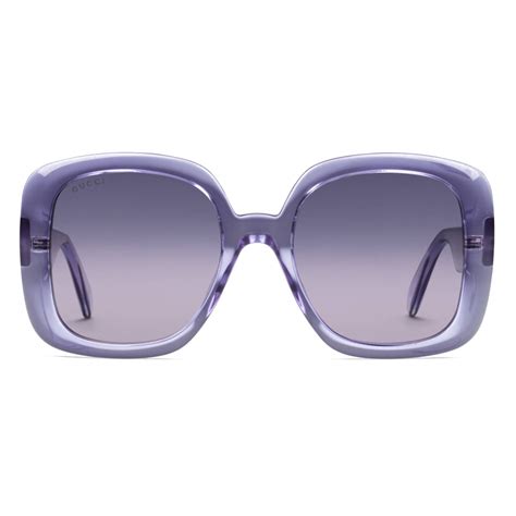 gucci purple glasses.